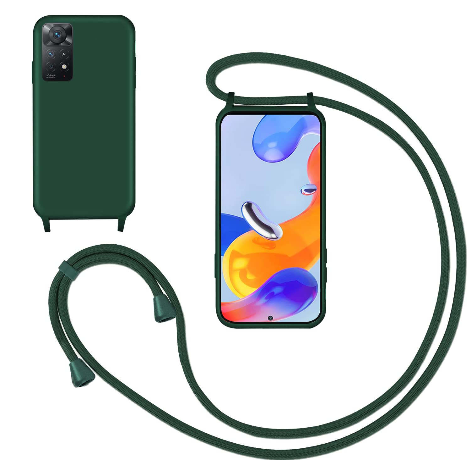 Custodia In Silicone Per Xiaomi Redmi 12 4G Con Stampa Gatto - Antiurto E Divertente - Foto 2