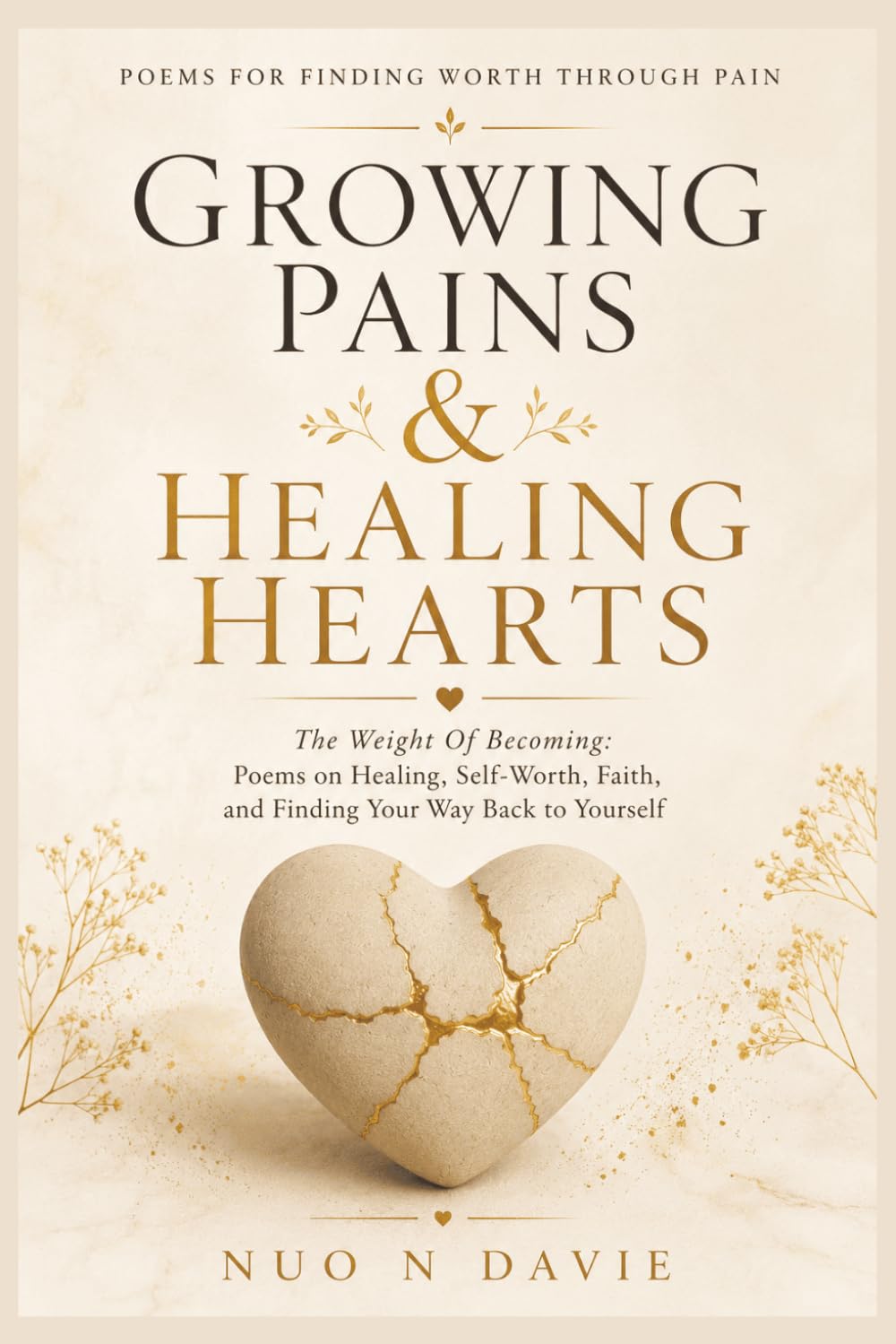 Growing Pains & Healing Hearts: The Weight of Becoming: Poems on Healing, Self-worth, Faith & Finding Your Way Back to Yourself | Gift for Young ... from the Heart to Love You| Gift for Women