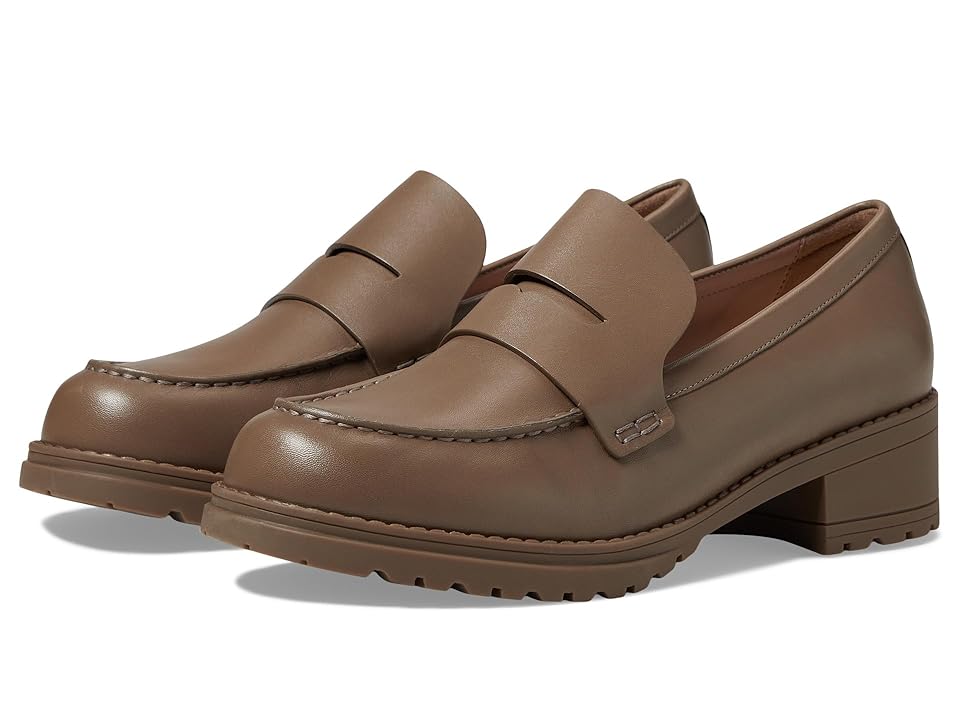 Cole Haan Camea Lug Loafer (Irish Coffee Leather) Women's Flat Shoes INTERNATIONAL SHIPPING