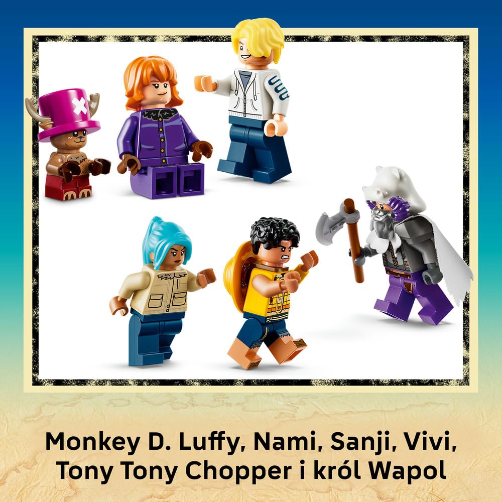 LEGO ONE PIECE Bitwa pod zamkiem Drum 75645 | Scenka ONE PIECE, zestaw akcji, prezent dla fana anime 9+, 1038 elementów