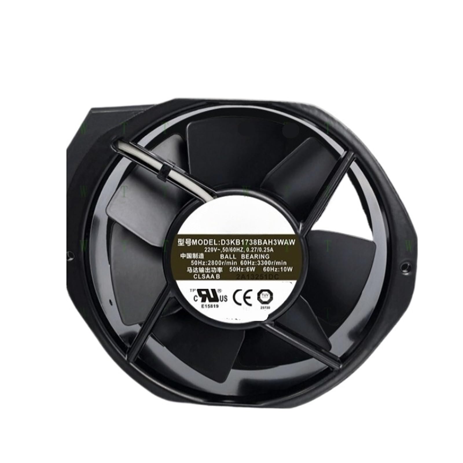 YUSKICCNE D3KB1738BAH3WAW 17238 220v 0.27/0.25A17CM Cooling Fan