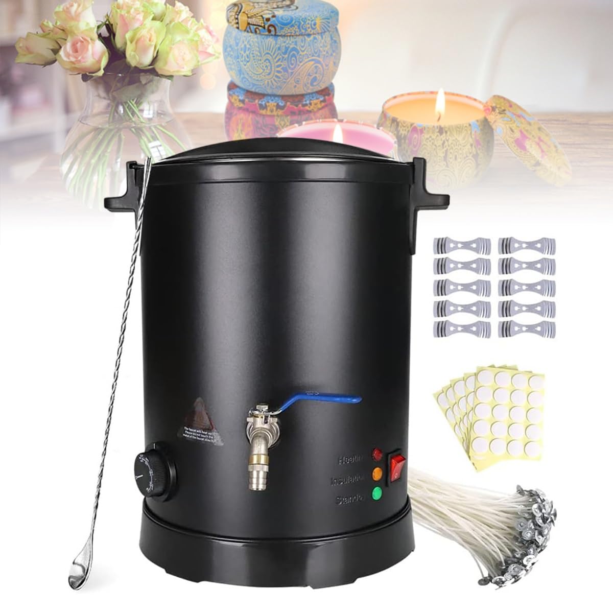 Fondeur de cire 8 L : finissez-en avec le bain-marie pour bougies