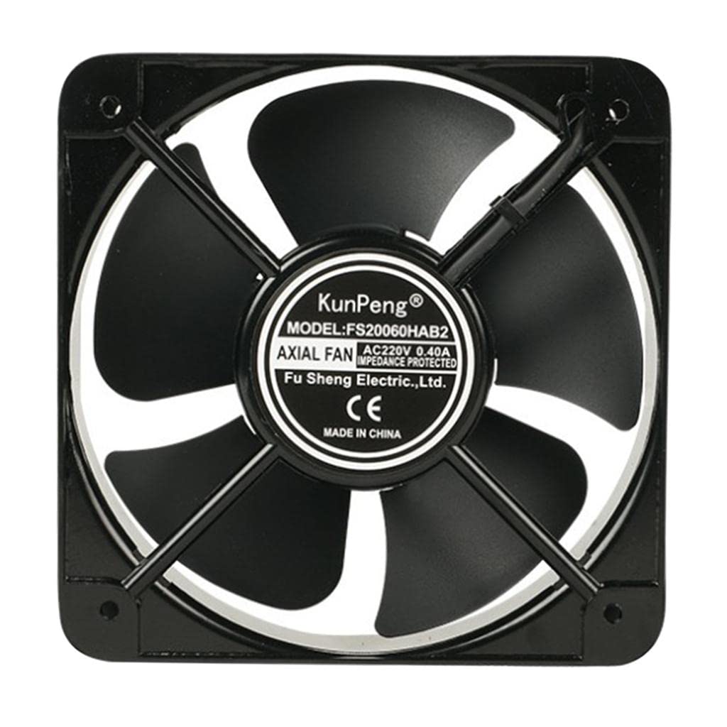 Almencla Ventola di Raffreddamento Industriale 220V 200x200x60mm, Avvio Rapido E Lunga Durata, Bassa Rumorosità