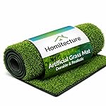 25 MM High Density Artificial Grass Carpet Mat for Balcony Multipurpose Entryway Floor Doormat for Lawn Garden Terrace & Office (37 X 57 Cm, Pack of 1)