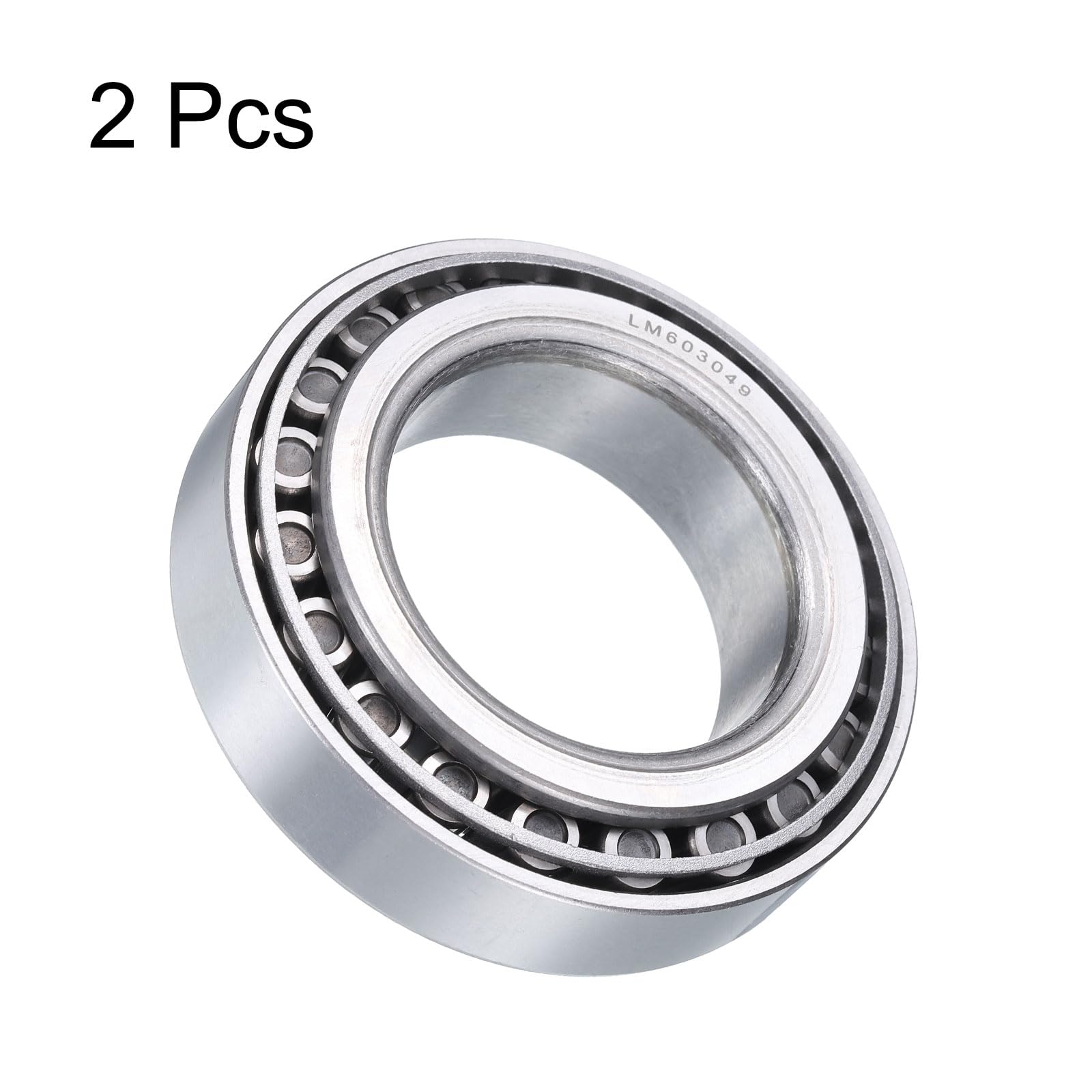 QUARKZMAN 2 Stück LM603049/LM603012 Kegelrollenlager Kegel und Becher, 1.7812" Bohrung x 3.0625" Außendurchmesser x 0.84" Dicke, Chromstahl Kegelrollenlager Set, ABEC-5