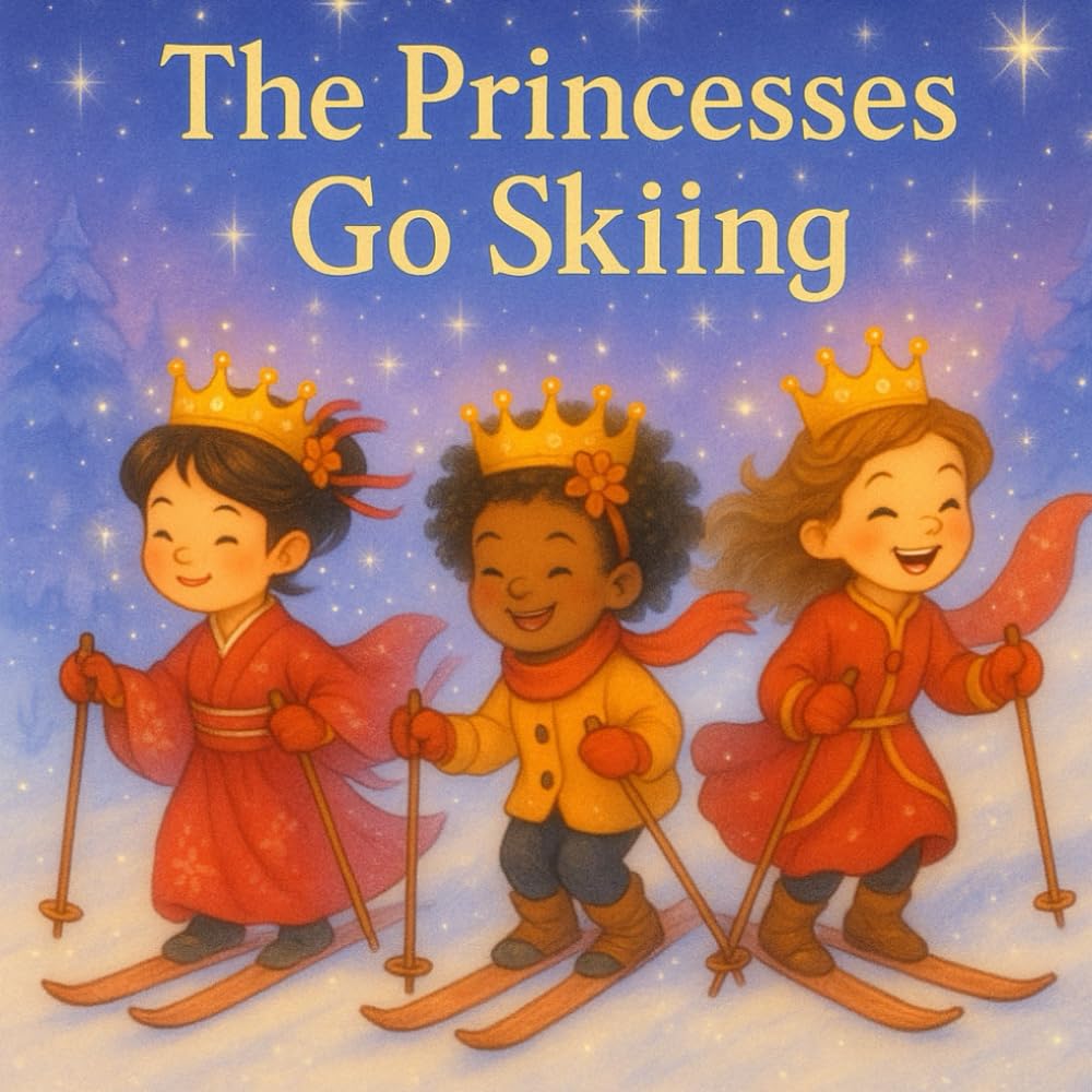 The Princesses Go Skiing: Kids Book About Skiing