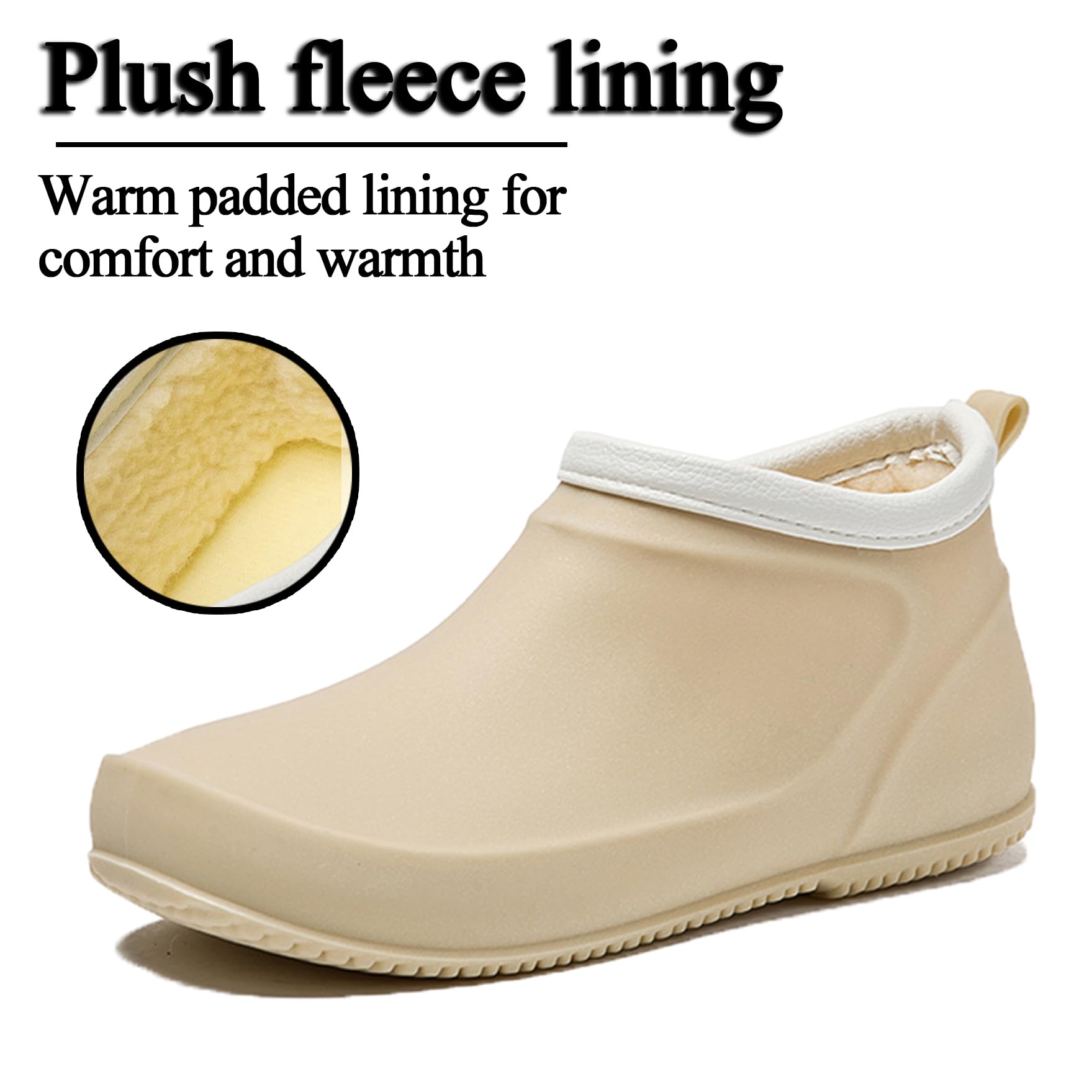 Stivali da Pioggia Donna Impermeabili Stivali Scarpe da Pioggia Scarpe da Giardinaggio Antiscivolo Scarpe