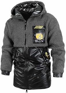Youllyuu Men Winter Long Jacket Thicken Fleece Warm Casual Jacket Coat Fashion Windbreaker Jackets