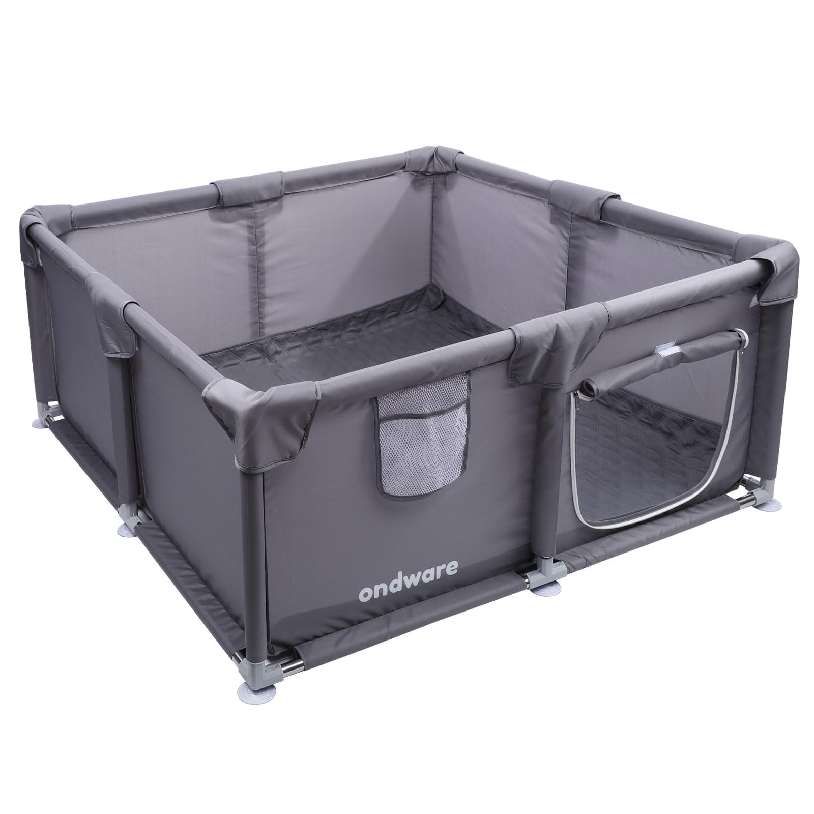 Whelping Box for Dogs, 38×38×18in Whelping Box for Dogs and Puppies Overall 150D Oxford Fabric with Waterproof Whelping Pad ID Collars for Medium Small Dogs