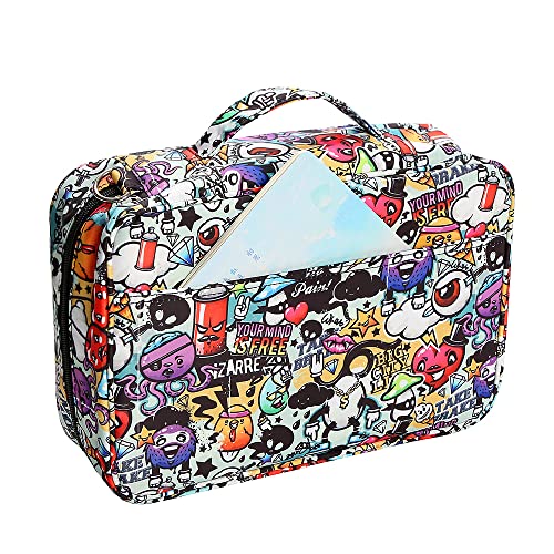 Image of Lbxgap Colored Pencil Case 100 Slots hold 300 pcs Pencils or 200 gel pens. Organizer Large Capacity with Handy Wrap Portable Multilayer Holder for Watercolor Pencils & Gel Pen Markers