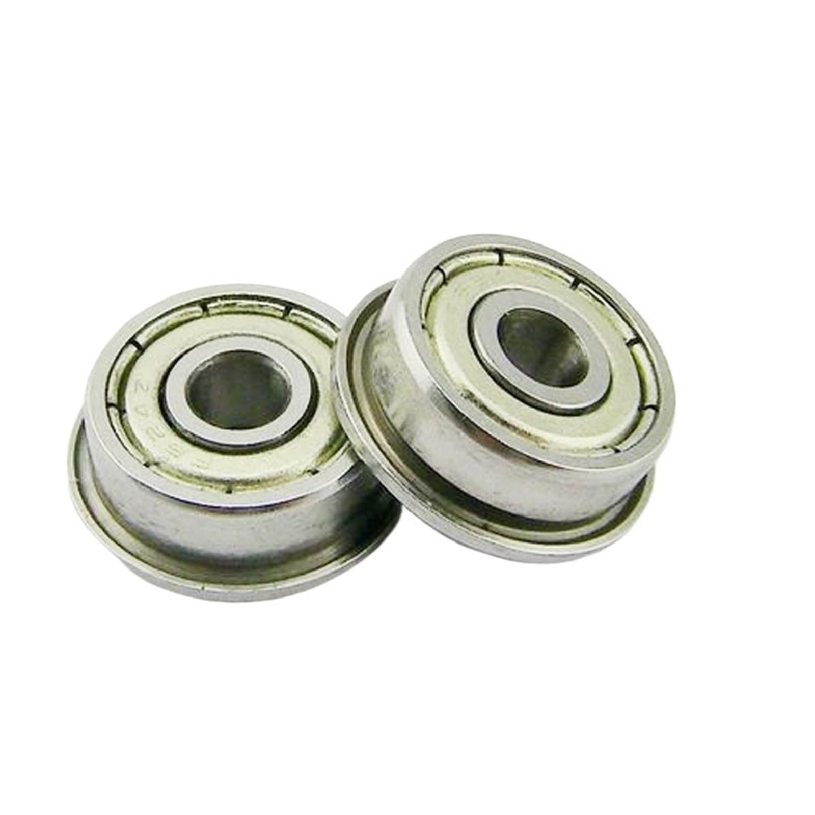 VSPPJYFG 10pcs MF83ZZ Flange Bearing 3x8x3mm Miniature Deep Groove Ball Bearing Shielded Ball Bearings MF83Z