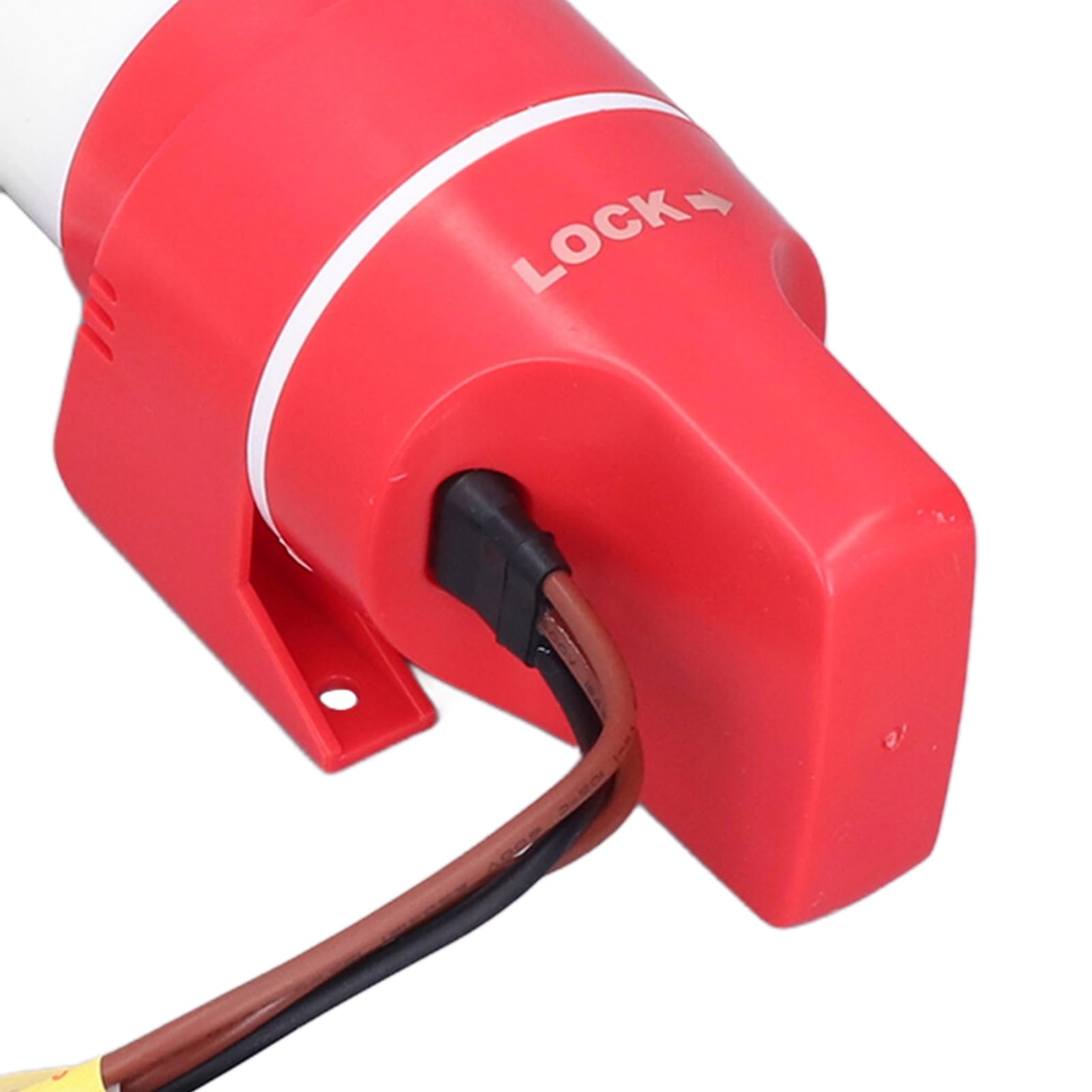 Pompa di Sentina a Basso Profilo Elettrica Automatica Ad Alta Portata DC12V per Barche, Stagni, Terme, 1100 GPH