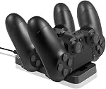 PS4 Controller Charger Charging Station, Dual USB Charger Charging Station Stand for Sony Playstation 4 / PS4 / PS4 Slim / PS4 Pro Controller