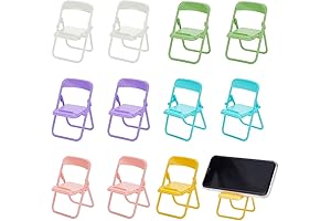 CRASPIRE Mini Folding Chair Cell Phone Holder