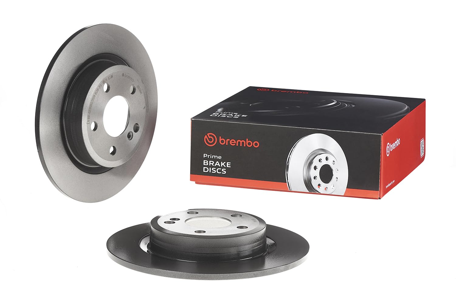 2x Brake Discs Pair Solid fits MERCEDES B220 W246 2.0 Rear 13 to 18 M270.920 Set