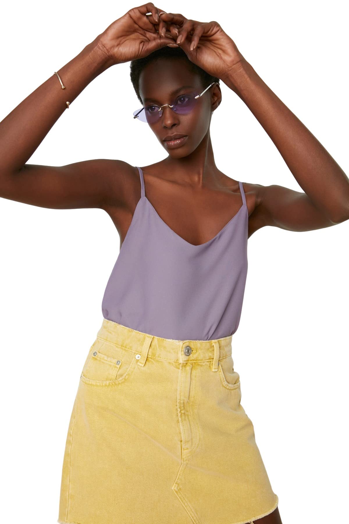 Basic Hung Blouse Lilac