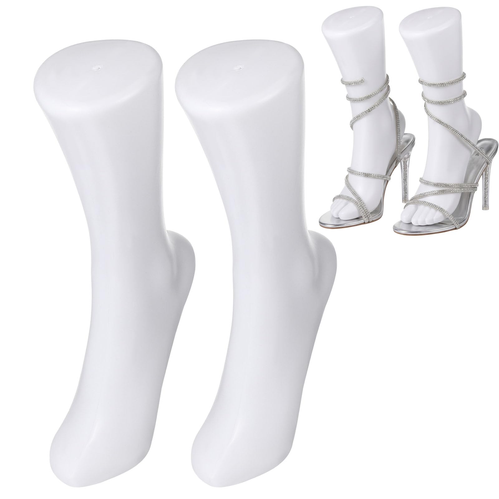 Mannequin de pied pour femme Healeved en plastique pour présenter vos bracelets de cheville