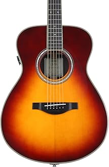 L-Series Transacoustic Guitar with Hard Gig Bag- Concert Size, Brown Sunburst