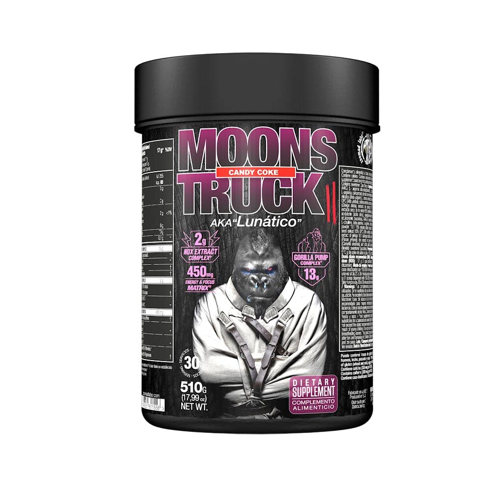 ZooMad LabsMoonstruck II Pre-Workout | Premium Energy and Focus Enhancer | Increases Strength and Endurance | Candy Coke Flavor | Made in Spain