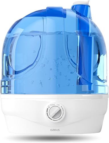 AZEUS Humidificadores, humidificador ultrasónico de niebla fría de 2.8 litros para habitación grande, para la oficina, humidificadores silenciosos