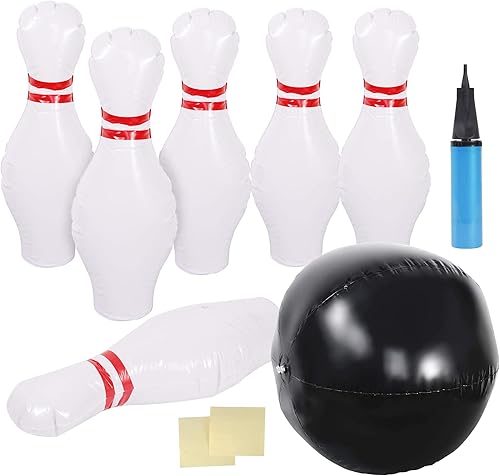 Nova Microdermabrasion Juego de bolos para interiores y exteriores, para niños y adultos, divertidos juegos deportivos, para exteriores e