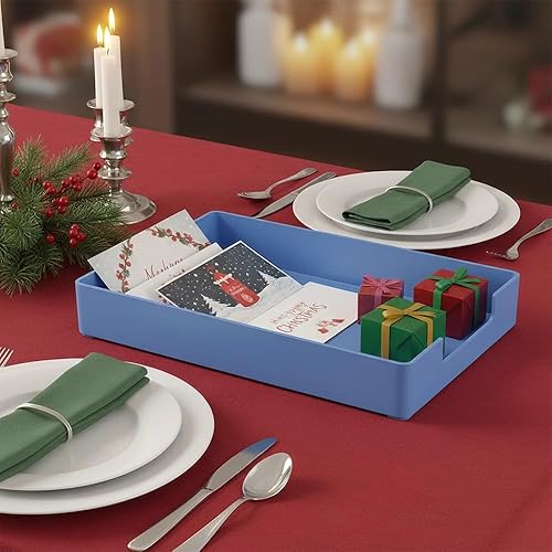 Miniatura 4 de Bandeja tamaño carta, organizador de cajones de escritorio, bandeja de papel de plástico A4, organizador de archivos de plástico apilable para