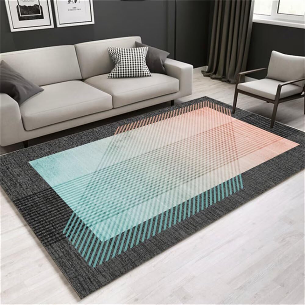 Tapis de chambre et grand salon au design minimaliste rectangulaire 200x300