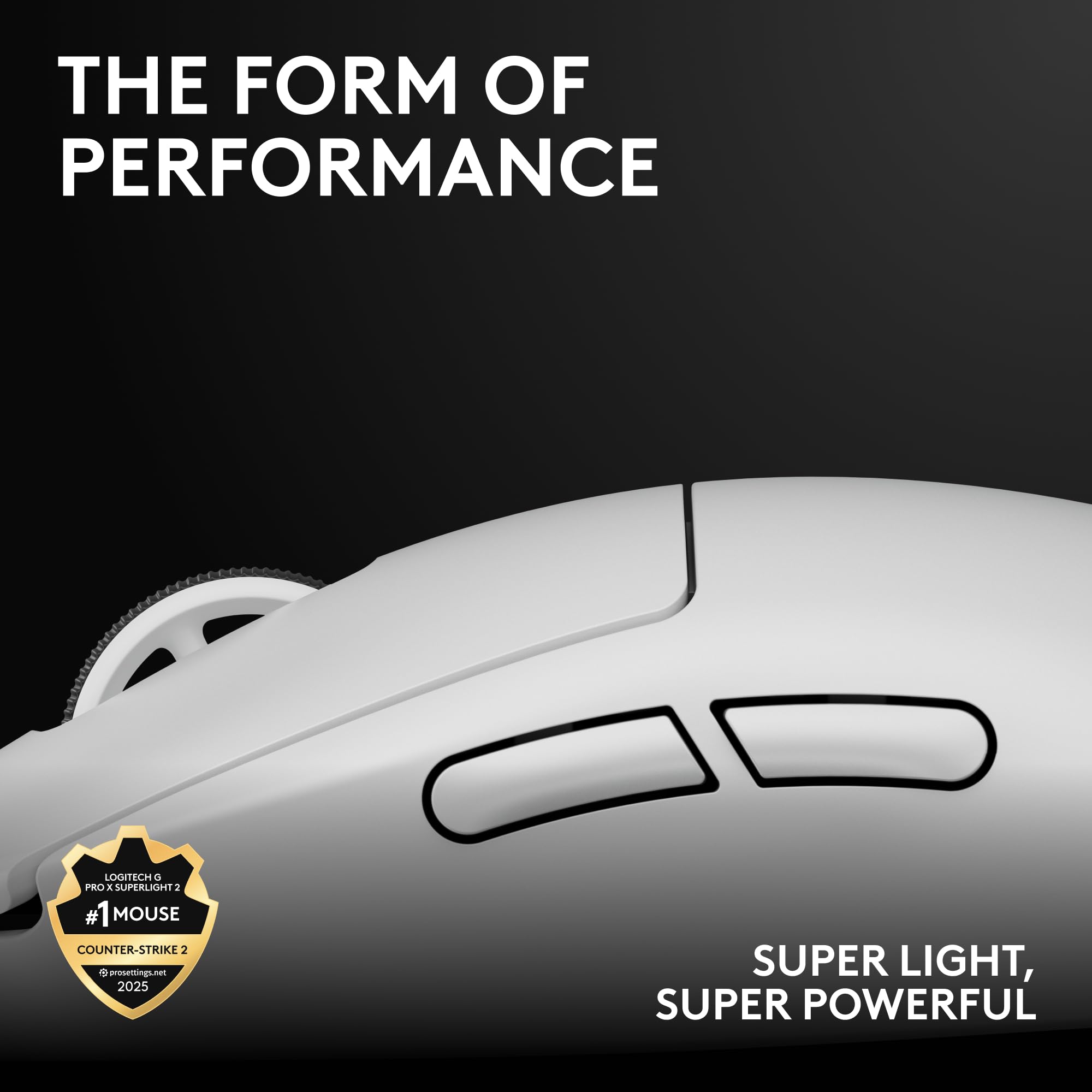 Logitech G PRO X SUPERLIGHT 2 LIGHTSPEED Wireless Gaming Mouse
