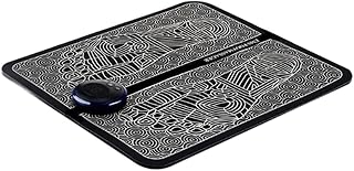 Tapete Massageador de pé EMS recarregável por USB, estimulador elétrico dos pés, melhora a circulação, relaxa a rigidez dos músculos, alivia a dor nos pés e nas pernas, Tapete de almofada