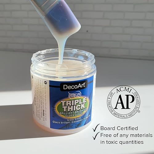 Miniatura 8 de DecoArt TG01-9 Grosor triple Esmalte con brillo 8 oz