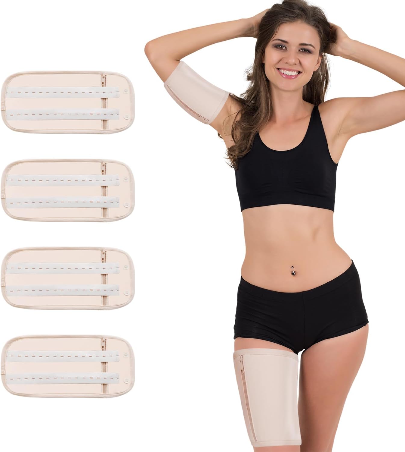 Castor Oil Pack Wrap Breast: 4Pcs Large Castor Oil Compress Wrap Reusable Organic Cotton Breast Pad for Women Less Inflammation Pain Fibrocystic Soft Nursing Pads Kit