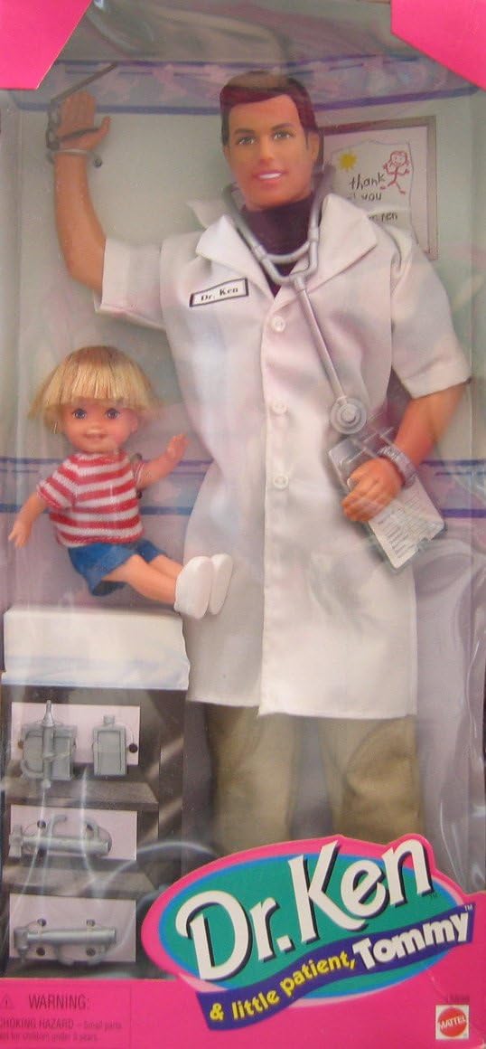 Dr. Ken & Little Patient Tommy Barbie Doll Set