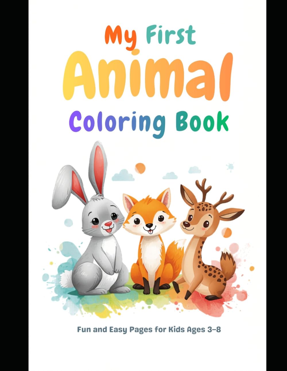 Cute Farm Animals Coloring Book for Kids: Fun and Easy Coloring Pages for Toddlers and Kids