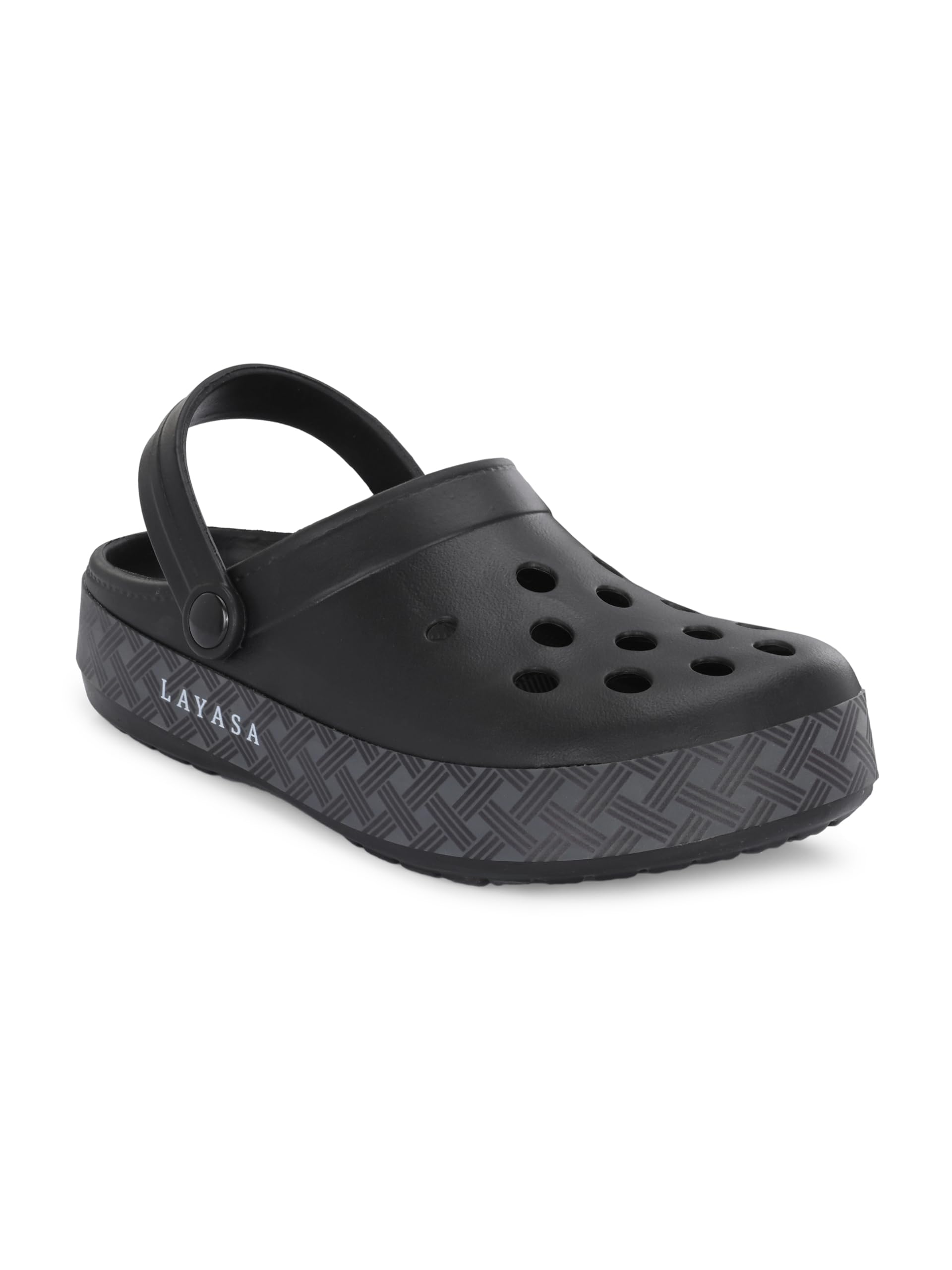 layasa Mens Lightweight Classic Clogs || Stylish & Waterproof || Sandals with Adjustable Back Strap for Men_8 Black (B0D9HB9XDK) Amazon Price History, Amazon Price Tracker