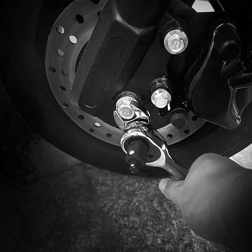 Miniatura 7 de Der Erwachte Juego de llaves para pata de gallo de 10 piezas, 38 pulgadas, juego de llaves de extremo abierto, métricas, cubiertas de tamaño