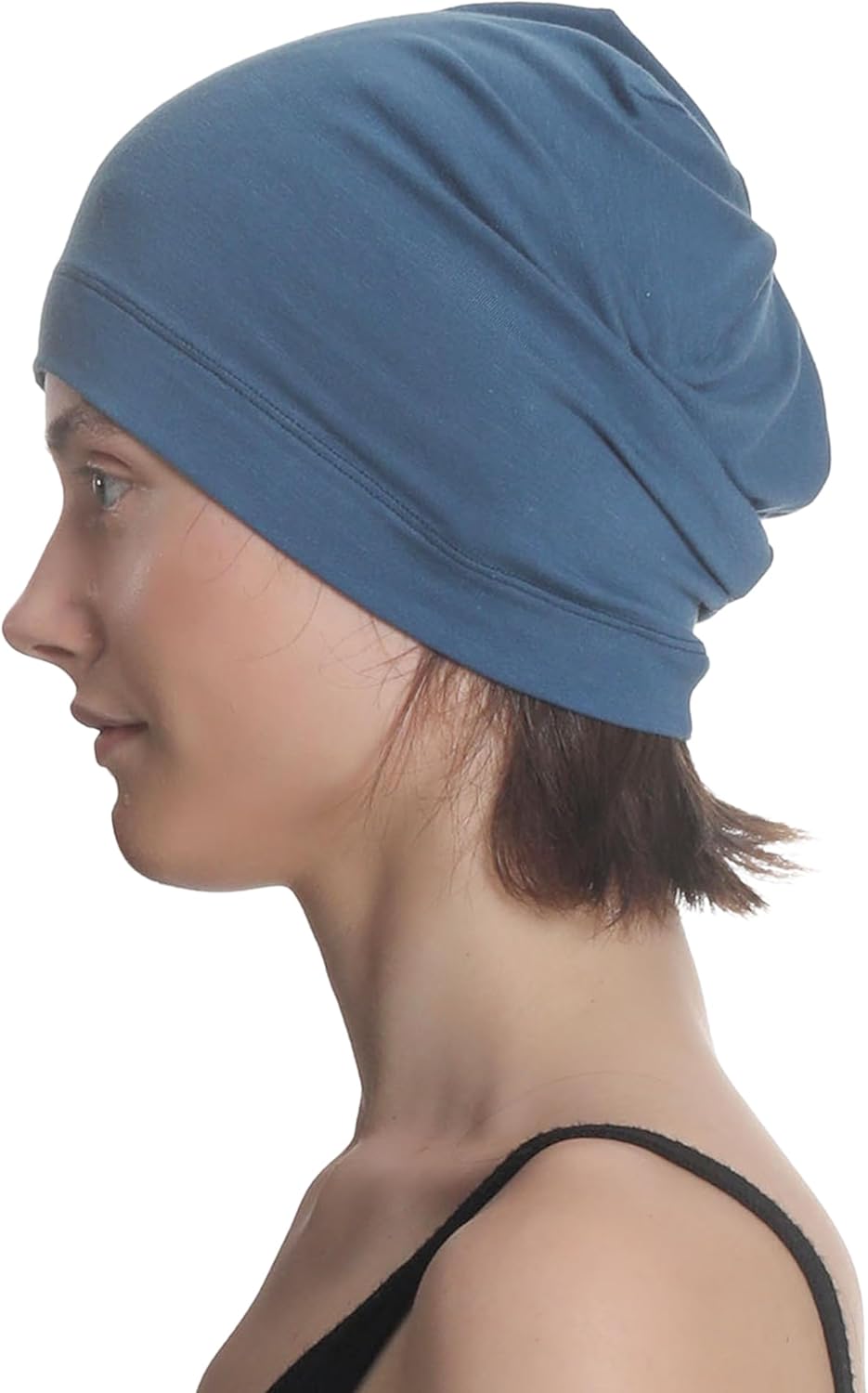 Unisex Bamboo Beanie Sleep Cap for Sensitive Skin, Hair Loss, Alopecia, Chemo, Indoors and Outdoors - Image 8