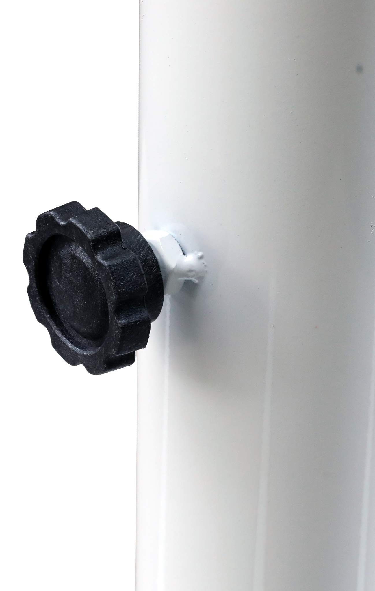 VIS Metallkreuz - Schirmständer sehr platzsparend, äußerst stabil - mit Rohr Ø65,5 mm, für Schirme mit Schirmast 60,00 mm - Verwendung mit 4xBetonplatten 400x400x50 mm, min. je 18 kg (nicht enthalten)