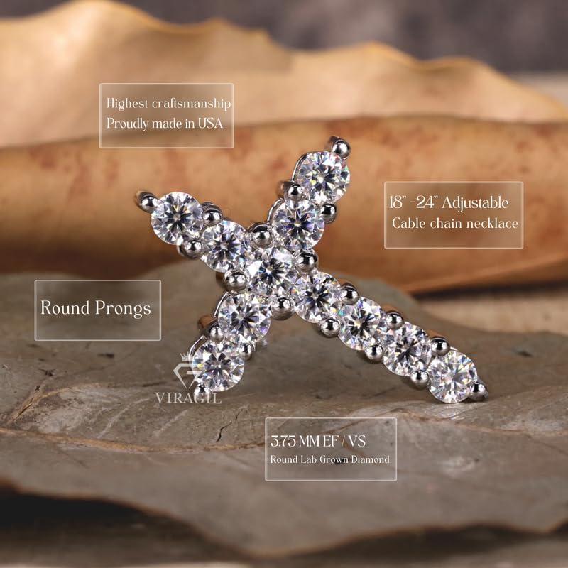 Necklace Gift from Dad Mom, Stainless Steel Cross/Heart/Love Knot Pendant with Engraved Message Card, Birthday Christmas Jewelry Gifts for Daughter - Image 5