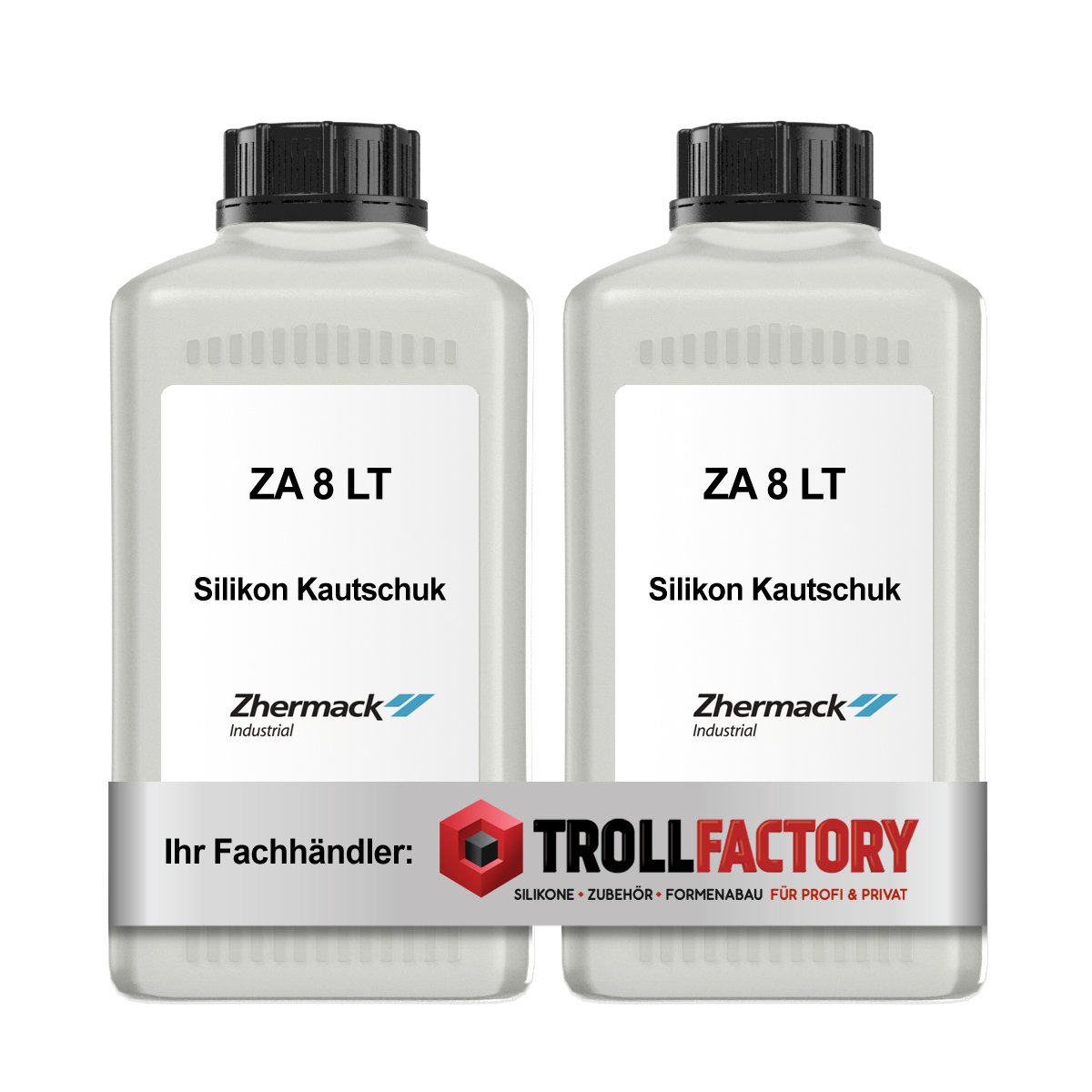 Silicone ZA 8 LT Shore 8 1 + 1 kg pour moule résine et élastomère RTV2