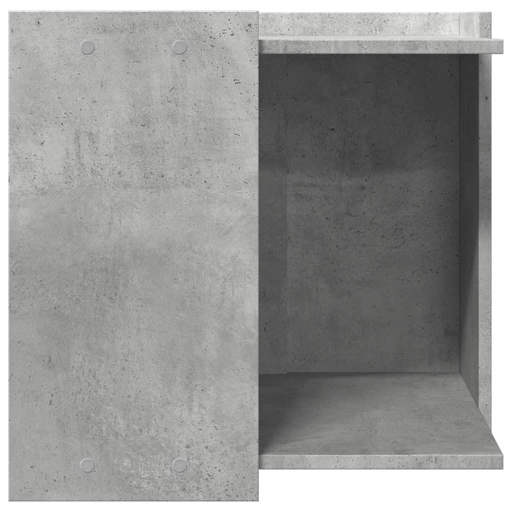 vidaXL Recinto Lettiera Gatti Grigio Cemento 53x53x51 cm in Truciolato