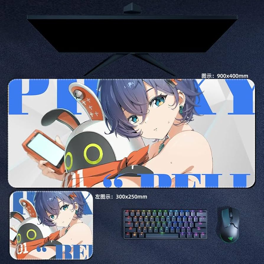 限定品 ゼンレスゾーンゼロ ゼンゼロ ボンプ マウスパッド キャラクターグッズ Amazon.co.jp: ゼンレスゾーンゼロ マウスパッド 完凸柄 心象