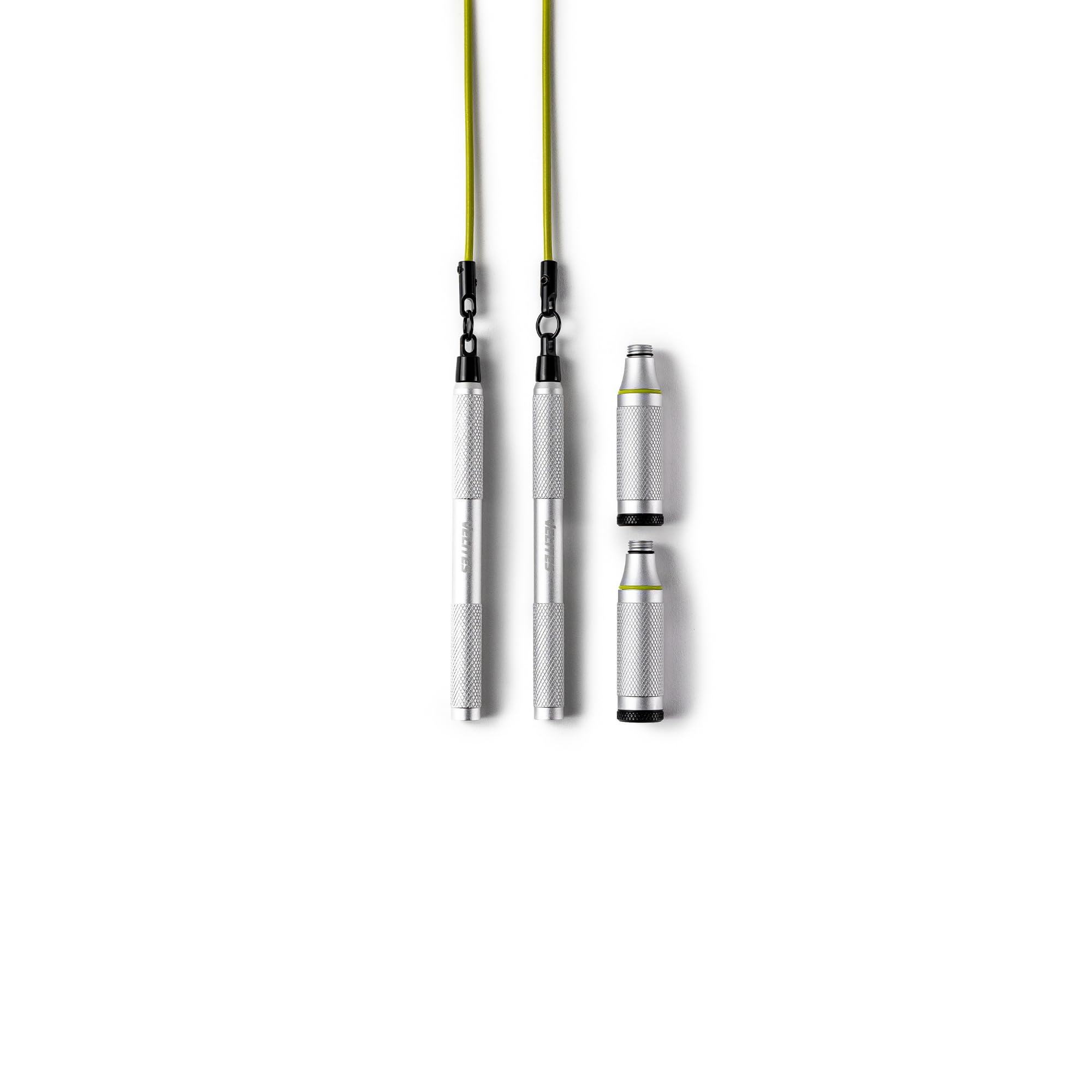 Velites - Comba Cyclone Oficial de CrossFit® Games - Bolsa de Transporte Incluida - Cuerda para Saltos Dobles, Triples y Crossovers - Mangos Extraíbles
