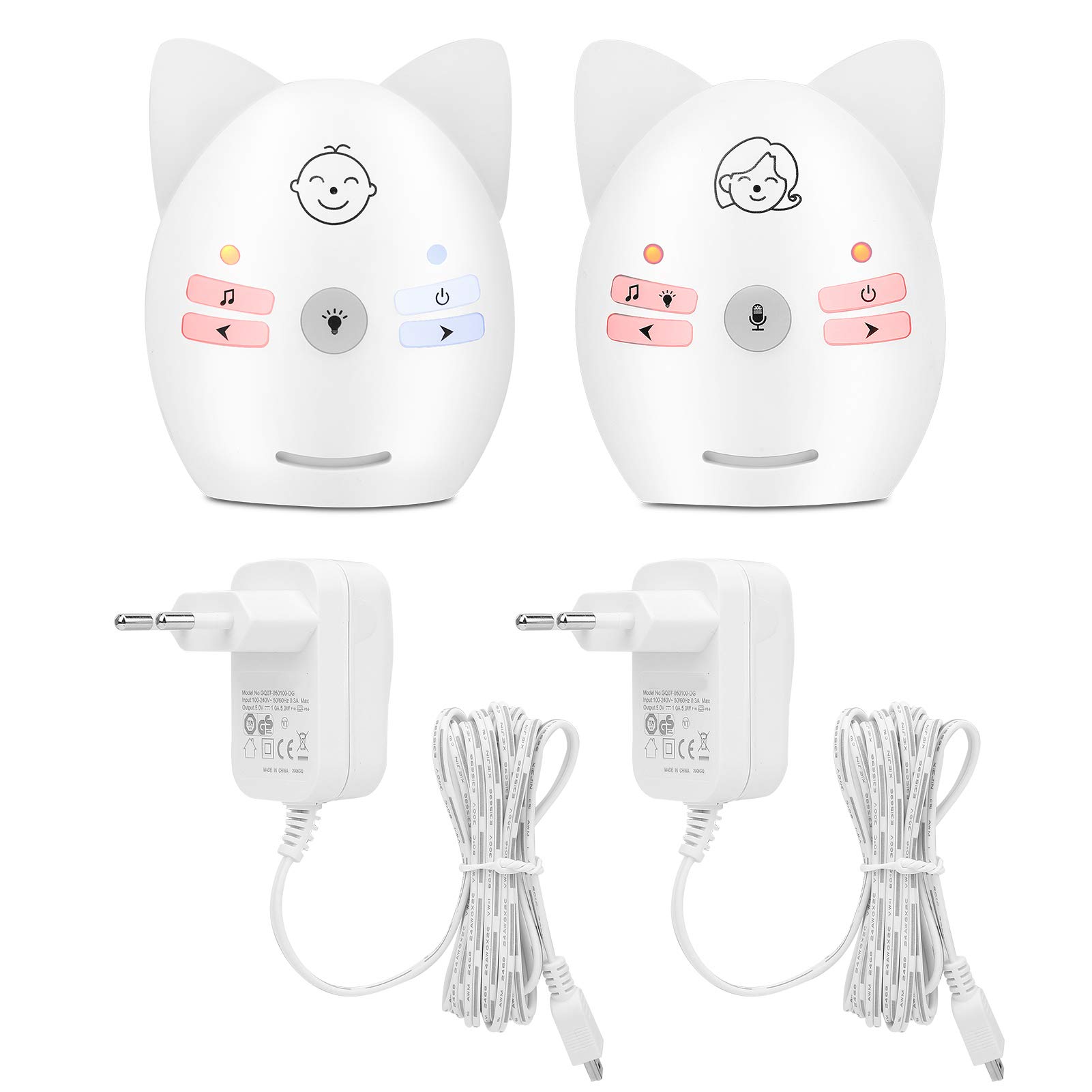 Baby Monitor, monitor telecamera di sicurezza con luce notturna, digitale per piccolo animale domestico (monitor di lingua)