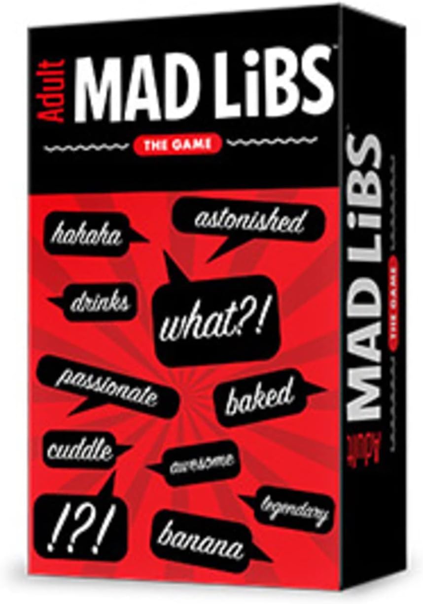 Looney Labs Adult Mad Libs: The Game – A Fast-Paced Word Game for Adults and Party Game Fans