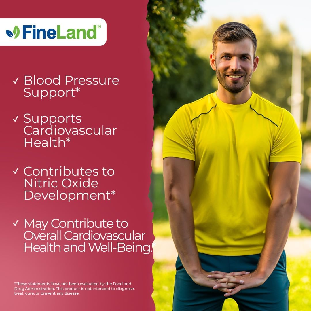 FineLand Beet Root Capsules | Blood Pressure Support 10,000mg Equivalent per Serving | 20:1 Extract,120 Vegan Capsules – Immune System, Circulation & Heart Health – Non GMO, Made in USA - Image 2