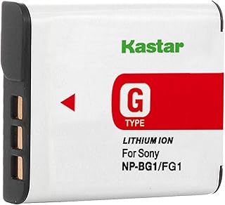 Kastar Replacement Sony NP-BG1 Lithium Ion Camera Battery for Sony DSC-H9 DSC-H7 DSC-H3 DSC-H50 DSC-W30 DSC-W35 DSC-W50 DSC-W55 DSC-W70 Digital Cameras