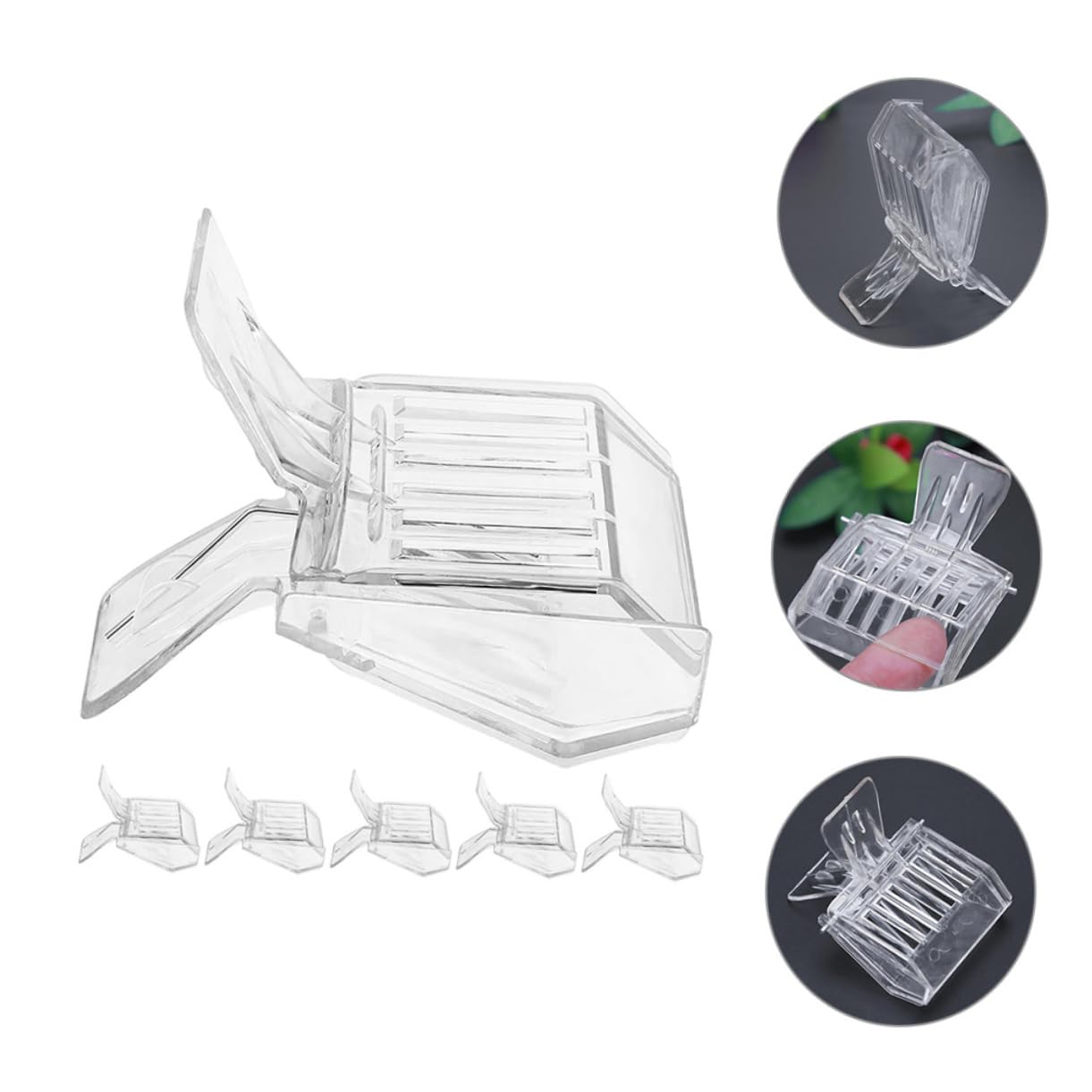 SOIMISS 5 Set Gabbia Arnia Forniture Per Apicoltura Gabbia Per Allevamento Apicoltura Clip Per Apicoltura Attrezzatura Per Apicoltore Strumento Clip Per Regina Delle Api 6 pezzi*5