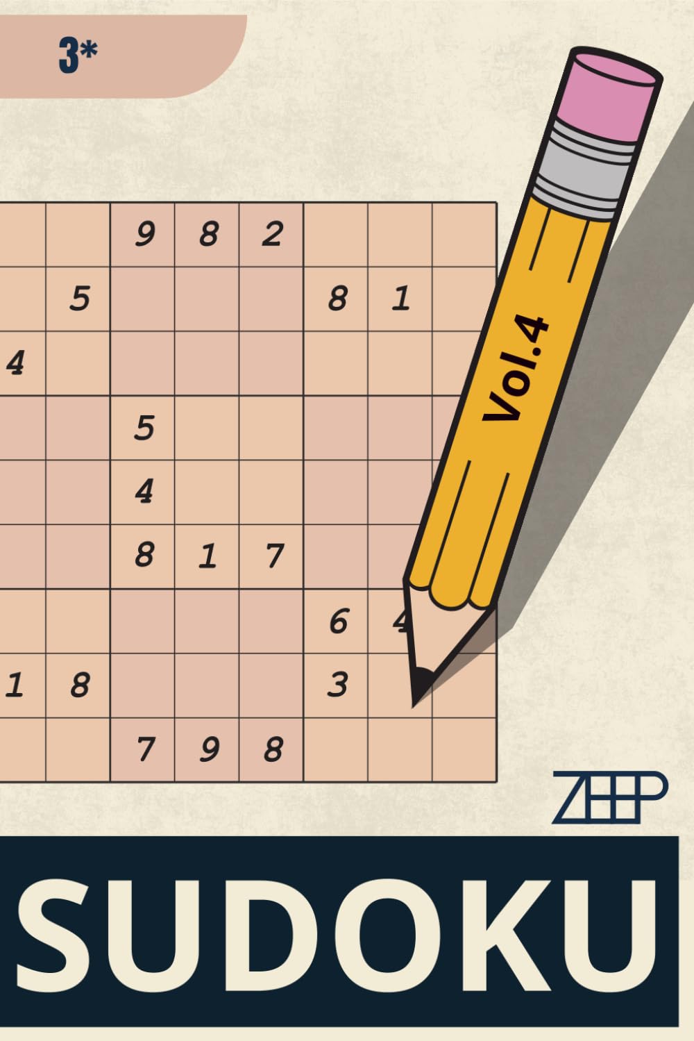 Sudoku Puzzelboek 3 Sterren Vol.4 | 300 Ontspannende Sudoku's voor Volwassenen: Voor volwassenen die houden van duidelijke sudoku’s, rustig puzzelen en een toegankelijk gemiddeld niveau