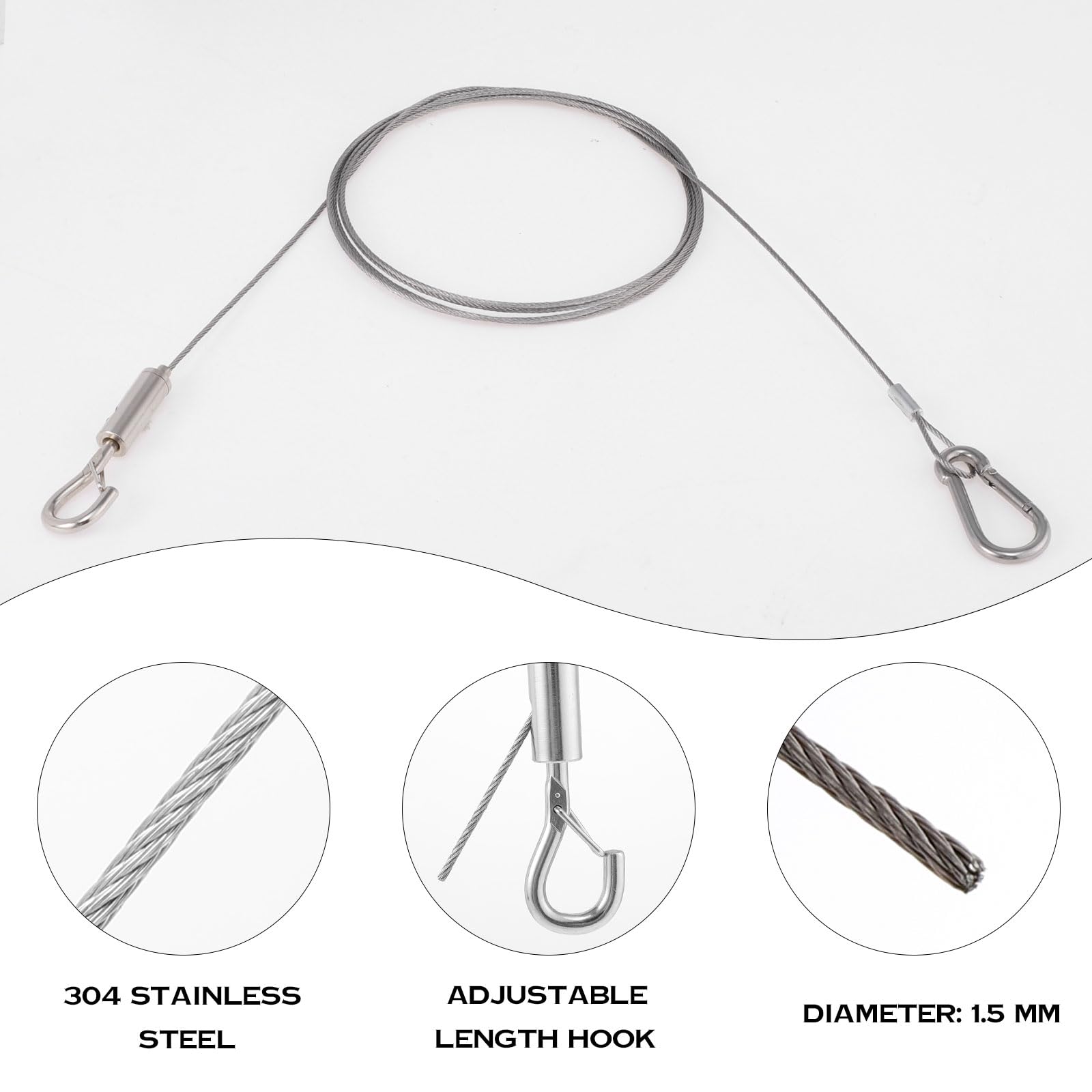 3 Pcs Picture Hanging Wires - Image 3