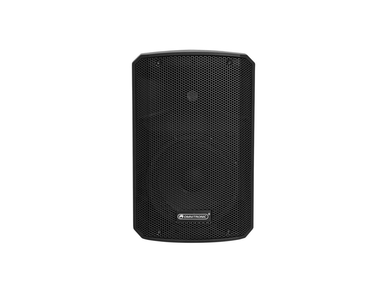 OMNITRONIC VFM-208AP MK2 2-Wege Lautsprecher aktiv TWS - Aktive 2-Wege-Box (8") mit 80 W RMS für PA- und DJ-Anwendungen mit Audioplayer und Bluetooth